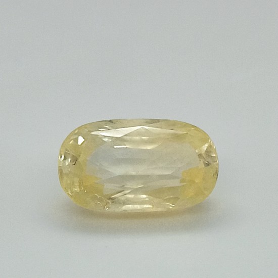 Yellow Sapphire (Pukhraj) 7.63 Ct Certified Yellow Sapphire (Pukhraj) 7.63 Ct Certified